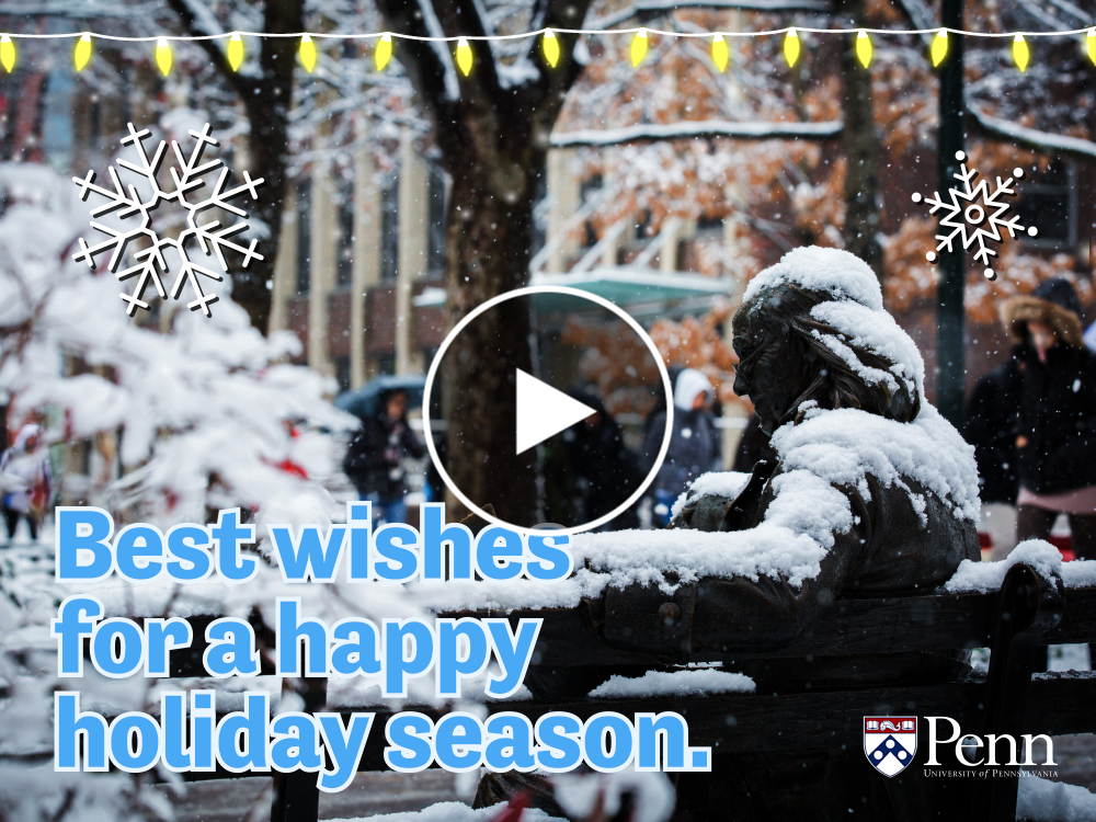 Best Wishes for a Happy holiday season card image play button